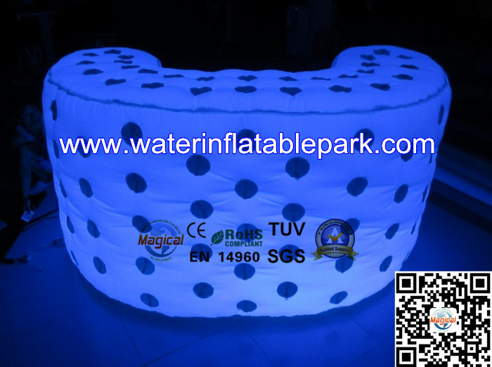 Colordul Promotional Inflatable Lighting Tent Mini Bar for Selling