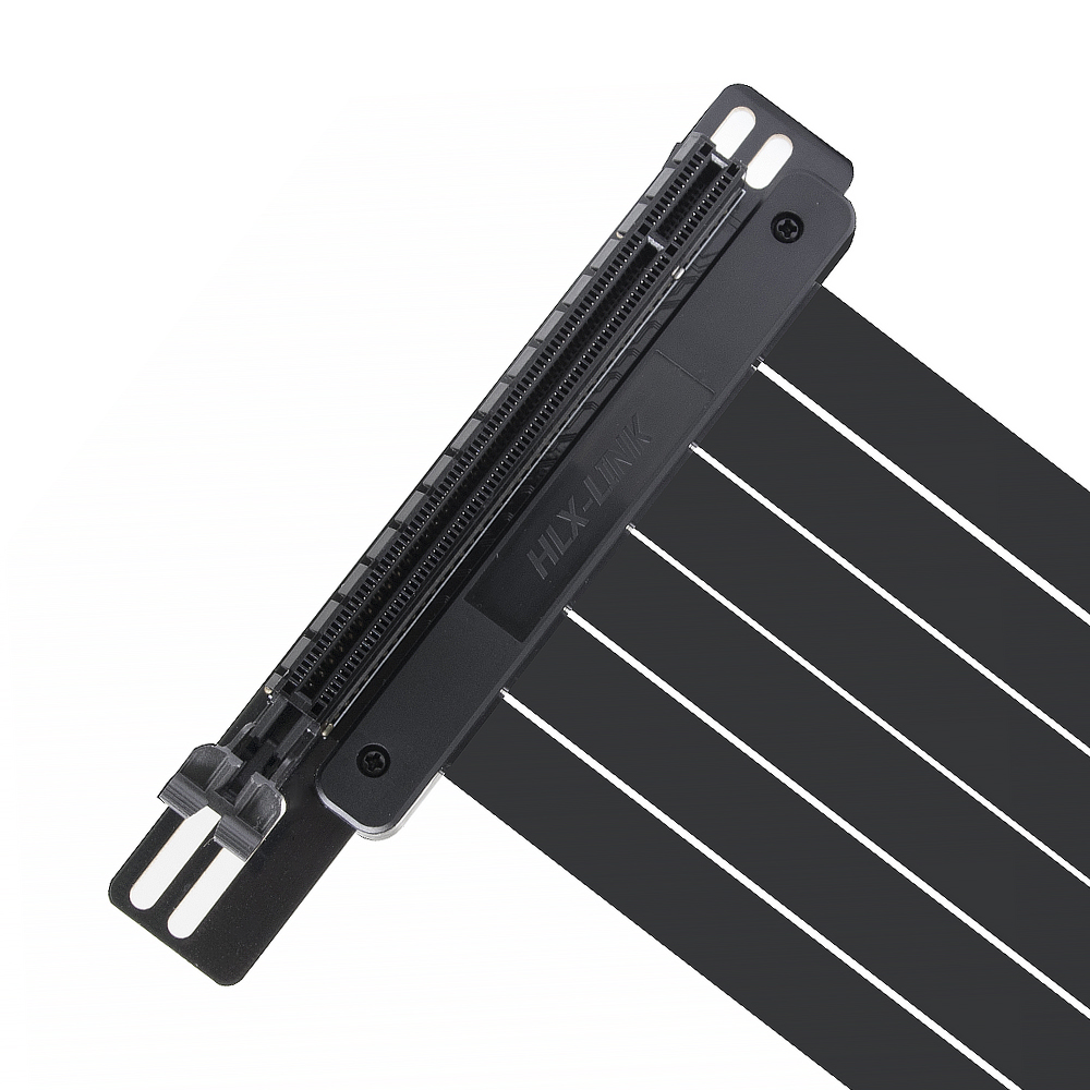 Riser Cable PCI-E 3.0 x16 High Speed Flexible Extender Card Extension Port, 90 Degree Adapter (300 mm)for Computer Graphic Card