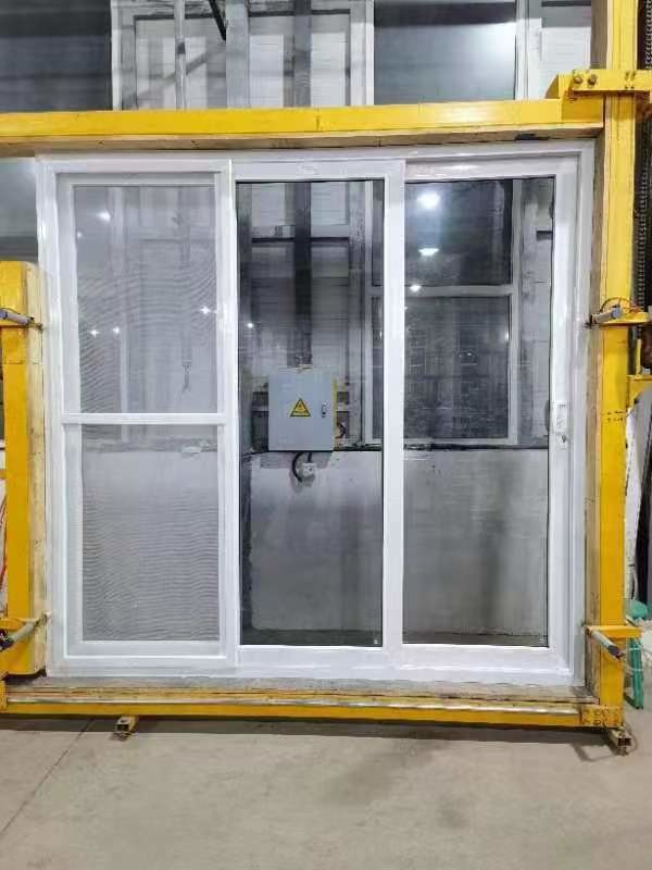 Custom Modern PVC Sliding Doors Double Tempered Glass Patio Door