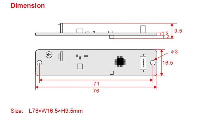 40mA Yaw Calibration Digital Compass Inclinometer RION Magnetic Linear Sensor