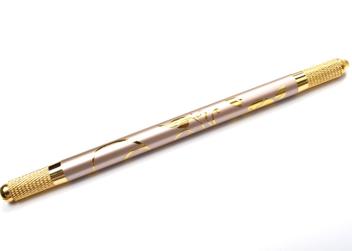 Multi Functional Microblading Eyebrow Tattoo Pen Double Head Alumium Body