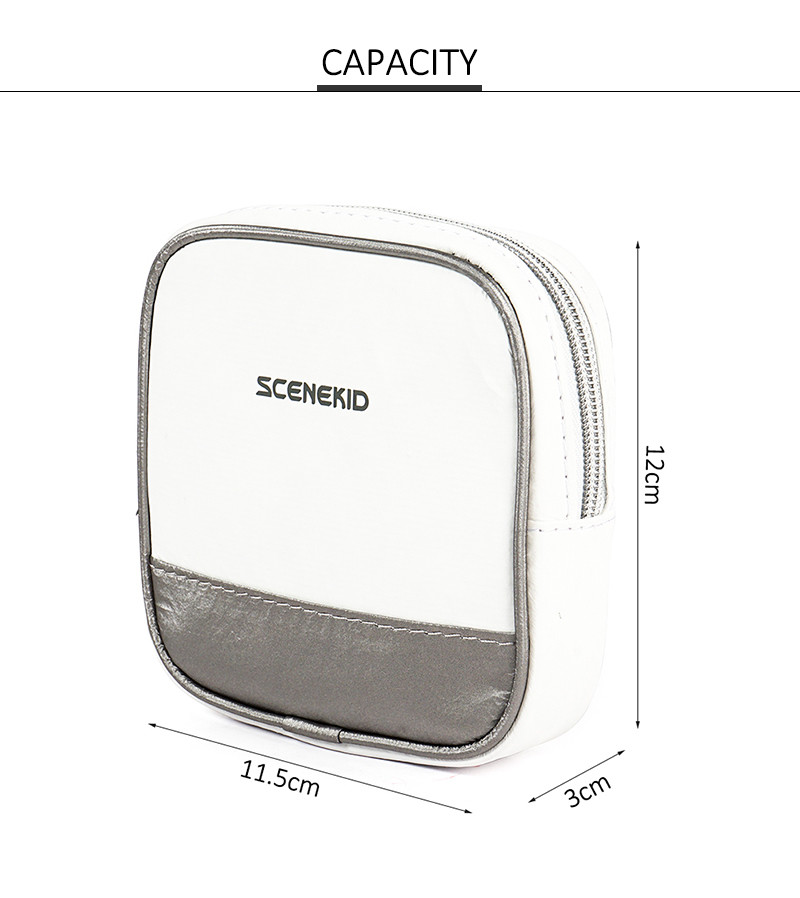 Light Weight Soft ECO Pouch Multi-functional Portable Beauty Makeup Bag with Zipper