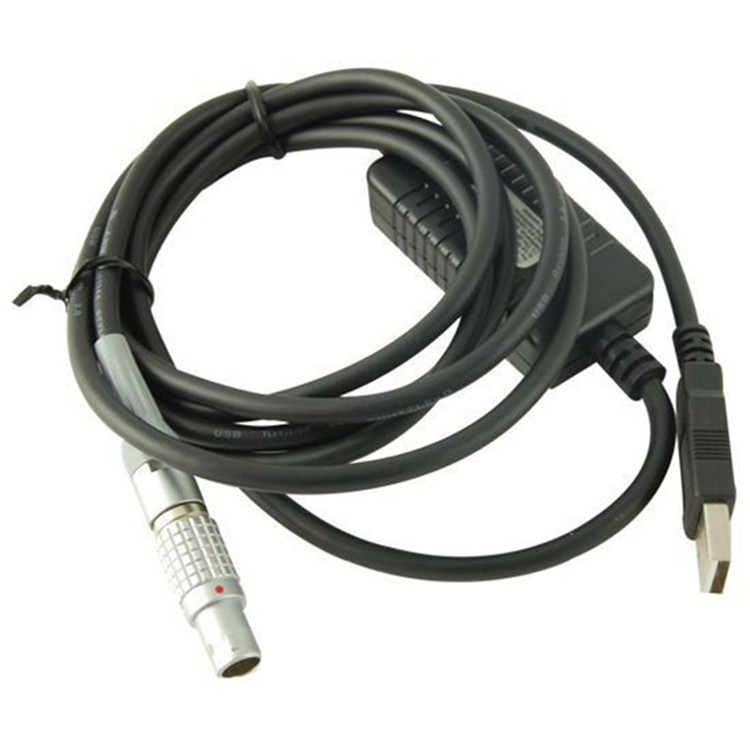 1.8 m Leica Survey Accessories Lemo To Usb Cable For Tm30 / Ts30 Total Stations
