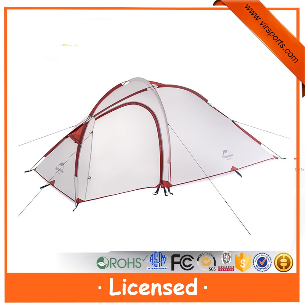 Hot Selling portable 3-4 Person Waterproof Outdoor Camping Tent for trekking and family