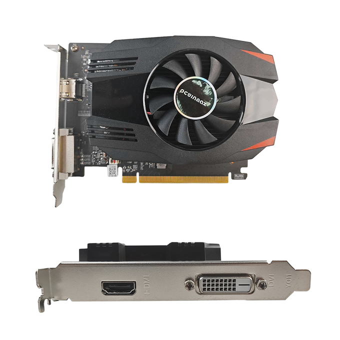 PCWINMAX Geforce GT 1030 4GB GDDR4 Single Fan ATX Graphics Card Support DirectX 12 DP HD Port VGA Card