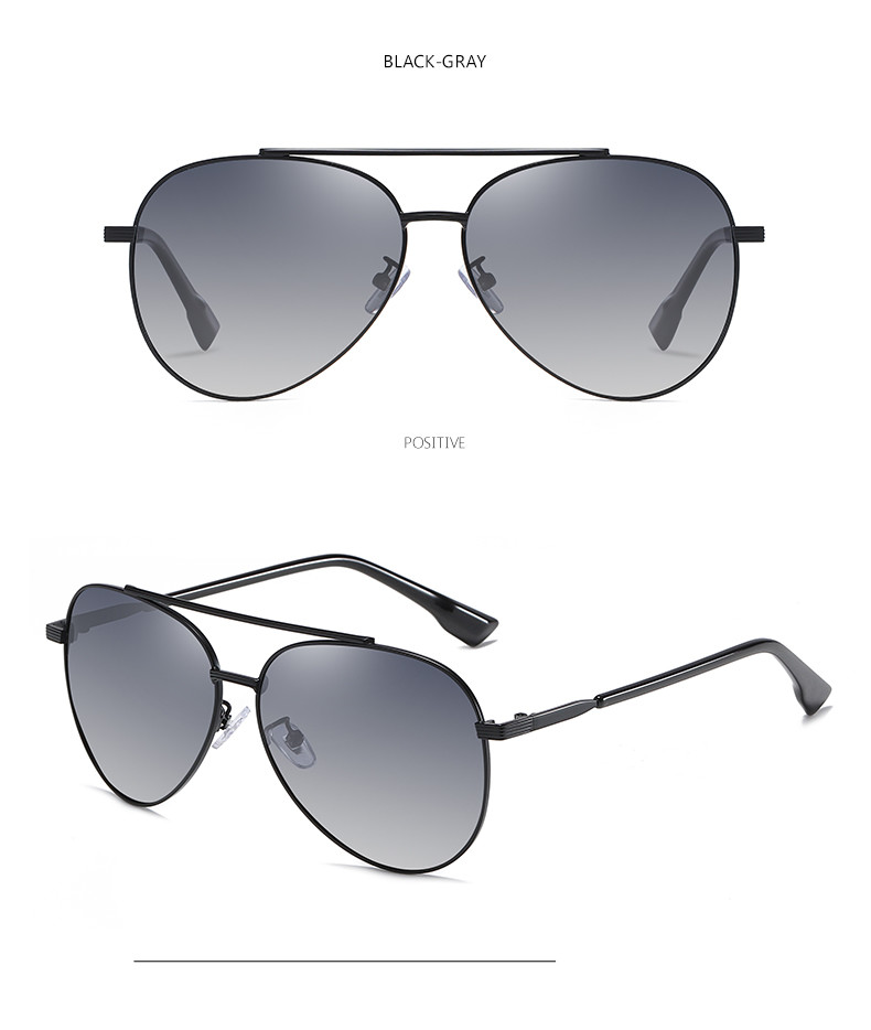 Portable TAC Polarized Photochromic Sunglasses Men'S UV400 Driving Transition Lens