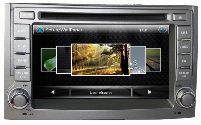 Ouchuangbo Car GPS Navigation for Hyundai H1 2011-2012 DVD Audio Radio iPod USB RDS OCB-6224A