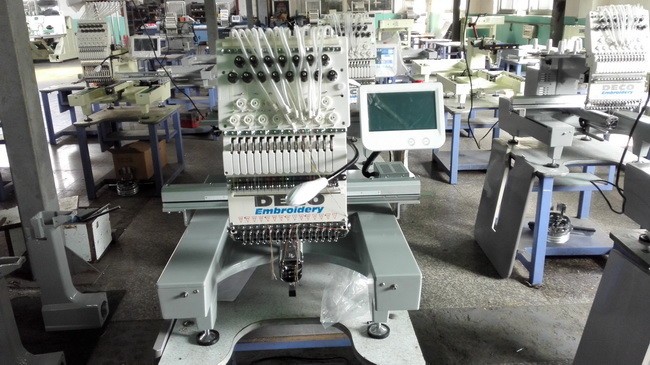 High Efficiency Single Head Embroidery Machine Emb. Area 560 X 370mm