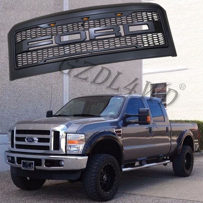Decoration Automotive Front Grill Mesh For Ford F250 350 2008-2010