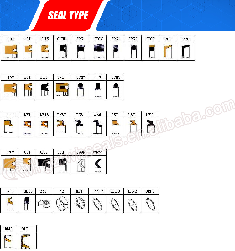 Pu Rubber Excavator Center Joint Seal Kit For Hyundai R220lc-9