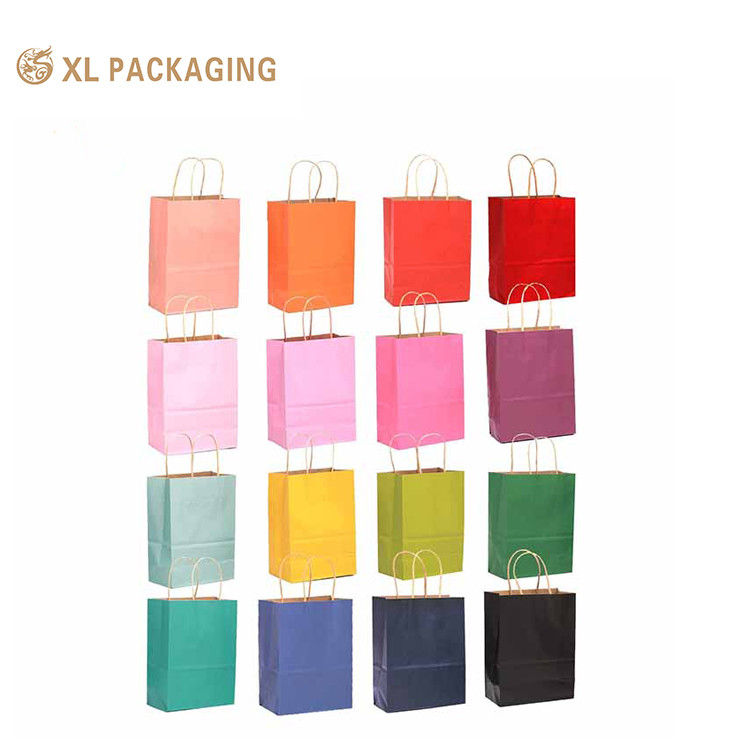 Custom Logo Printed Paper Bags for Luxury Shoes Clothes and Jewelry Packaging