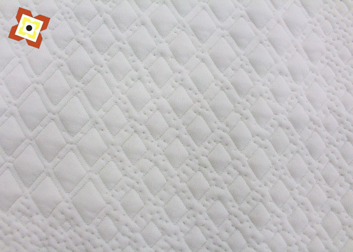 Bamboo Fiber Knitted Air Layer Mattress Jacquard Fabric 86'' Width