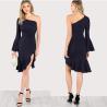 Buy cheap Summer one shoulder women fashion dress from wholesalers