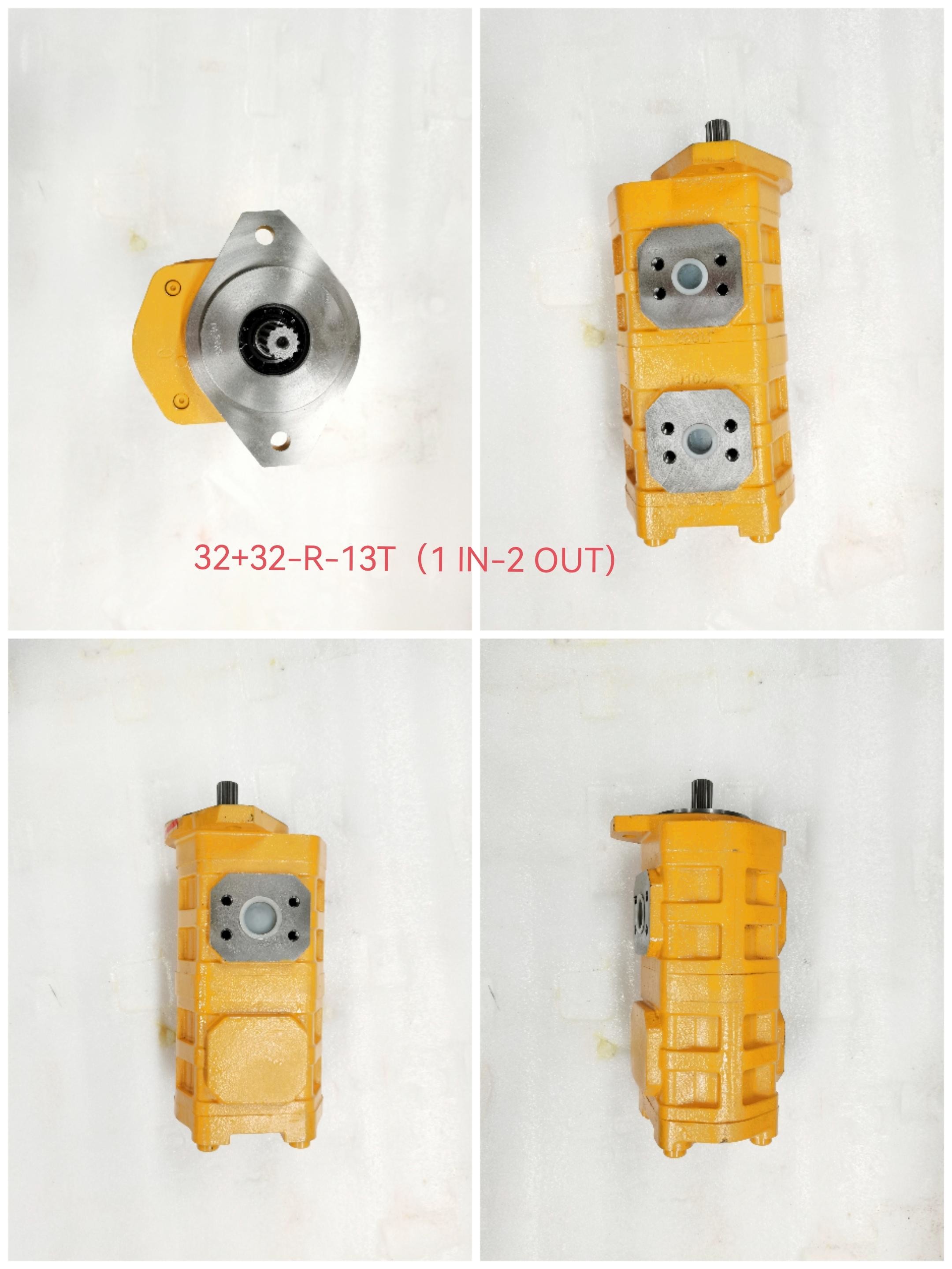 HYDRAULIC GEAR PUMP-PART NUMBER 32+32-R-13T 2+2 RIGHT ROTATION HIGH PRESSURE HYDRAULIC GEAR PUMP