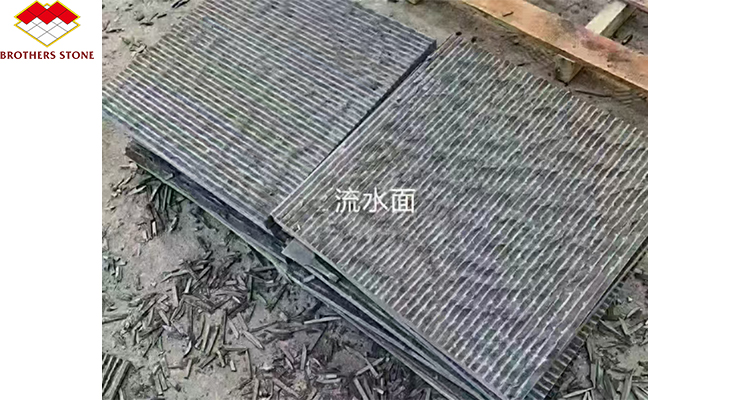 Pure Black Color Granite Slab Polished Surface Finishing Big Slab Form
