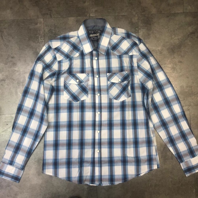 Men'S 8 Color Cotton Plaid Shirts