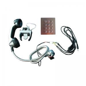 Buy cheap Sliver Alloy weather proof phones Sets With Numeric Keypad for kiosk product