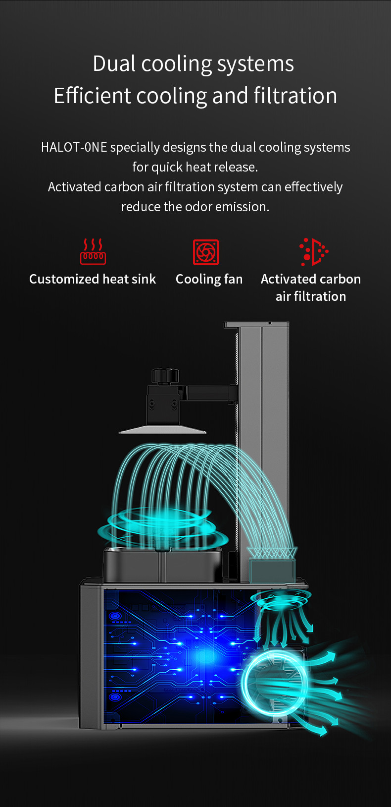 200mm HALOT ONE Creality LCD 3D Printer Multi Scene