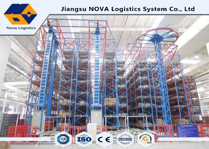 Galvanised Finish Automatic Storage And Retrieval System For Saving Space