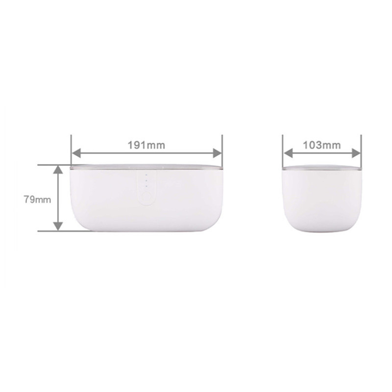 450ML Ultrasonic Cleaner Machine For Jewelry Ring Silver Retainer Watches
