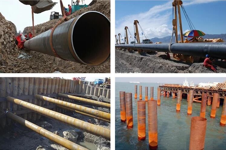 Welded Q235b Spiral Pipe Carbon Steel For Water Transport