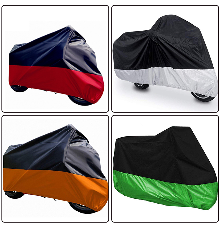 Durable Outdoor Motorcycle Covers Waterproof Motorcycle Storage Bag With Lock Holes