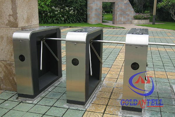 Automatic coin machine digital counter Barcode identification access control system price tripod turnstile