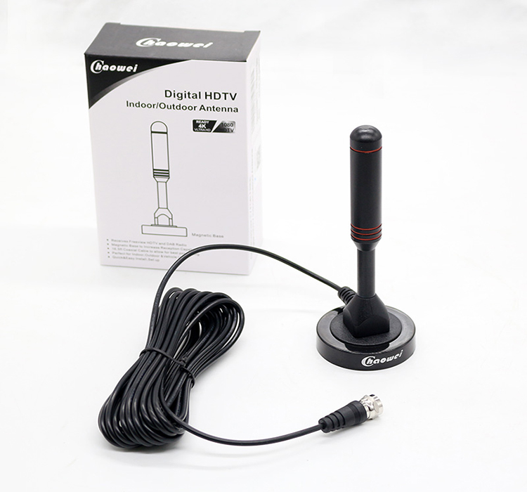 240MHz 5dBi Digital TV Antenna DTMB DVB-T ISDB ATSC High Gain Magnetic Base Omni Directional