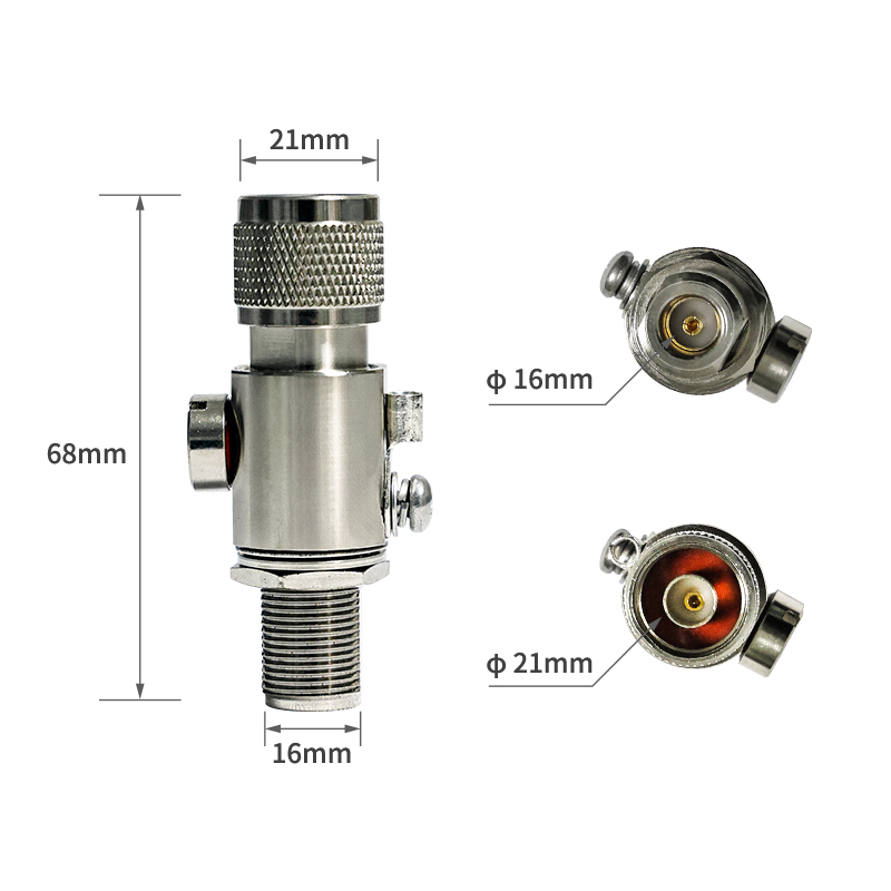 Impedance Non-constant N Female to N Male UHF RF Coaxial Connector Surge Protection Lightning Arrester