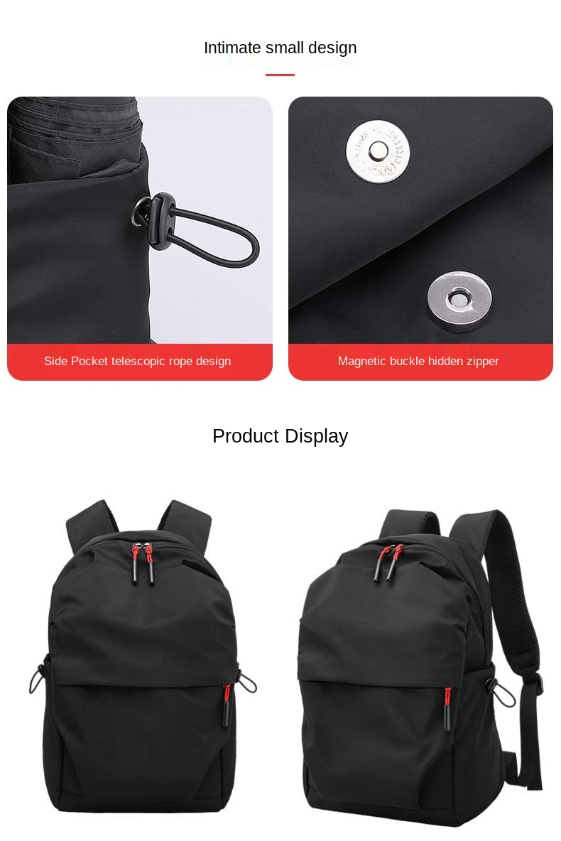Wholesale custom logo men's and women's white backpack portable waterproof backpack fashion school bag