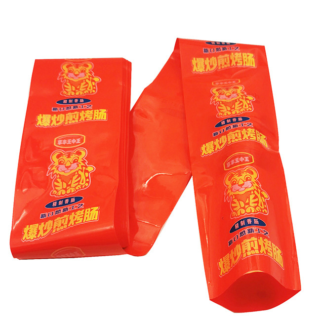 OEM Custom Logo Flexography Printing Steam Cooking Plastic Sausage Casings