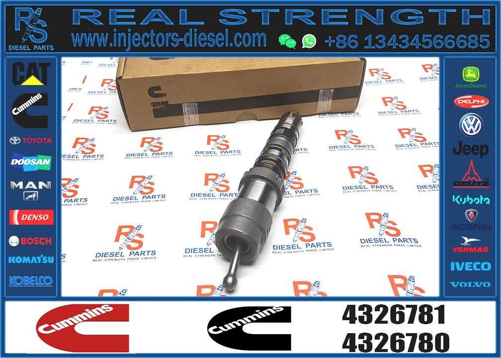 Fuel Injector 4326780 4326781 For QSK23 QSK60 Engine Fuel Injector