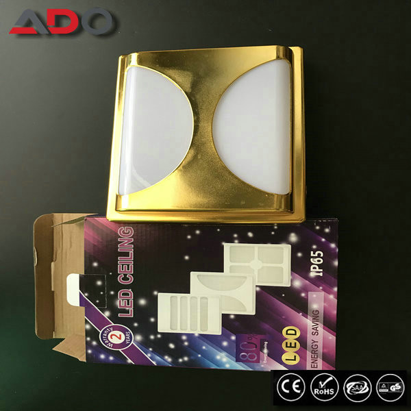 6000K 15w Square Round CRI 80 Exterior Bulkhead Lights