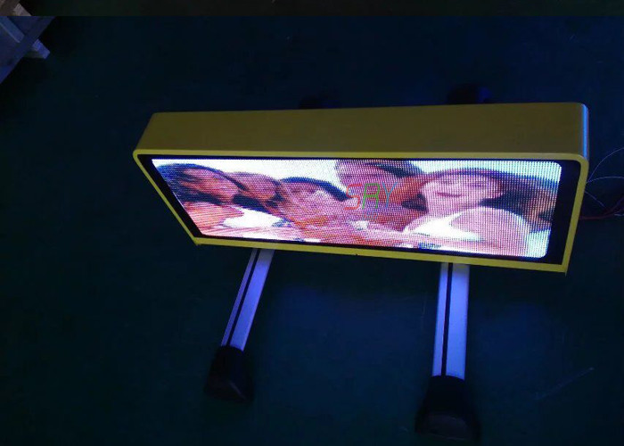 Digital GPS / WIFI Taxi Top Advertising / 5mm bus led display boards