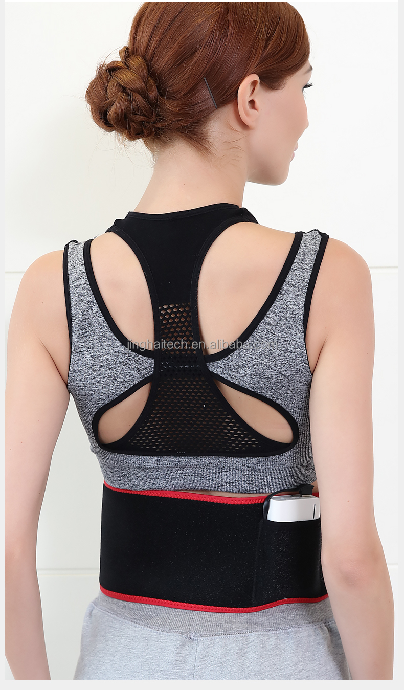 10000mah Battery Rechargeable Heated Vest warm Uterus Belt 108*28cm