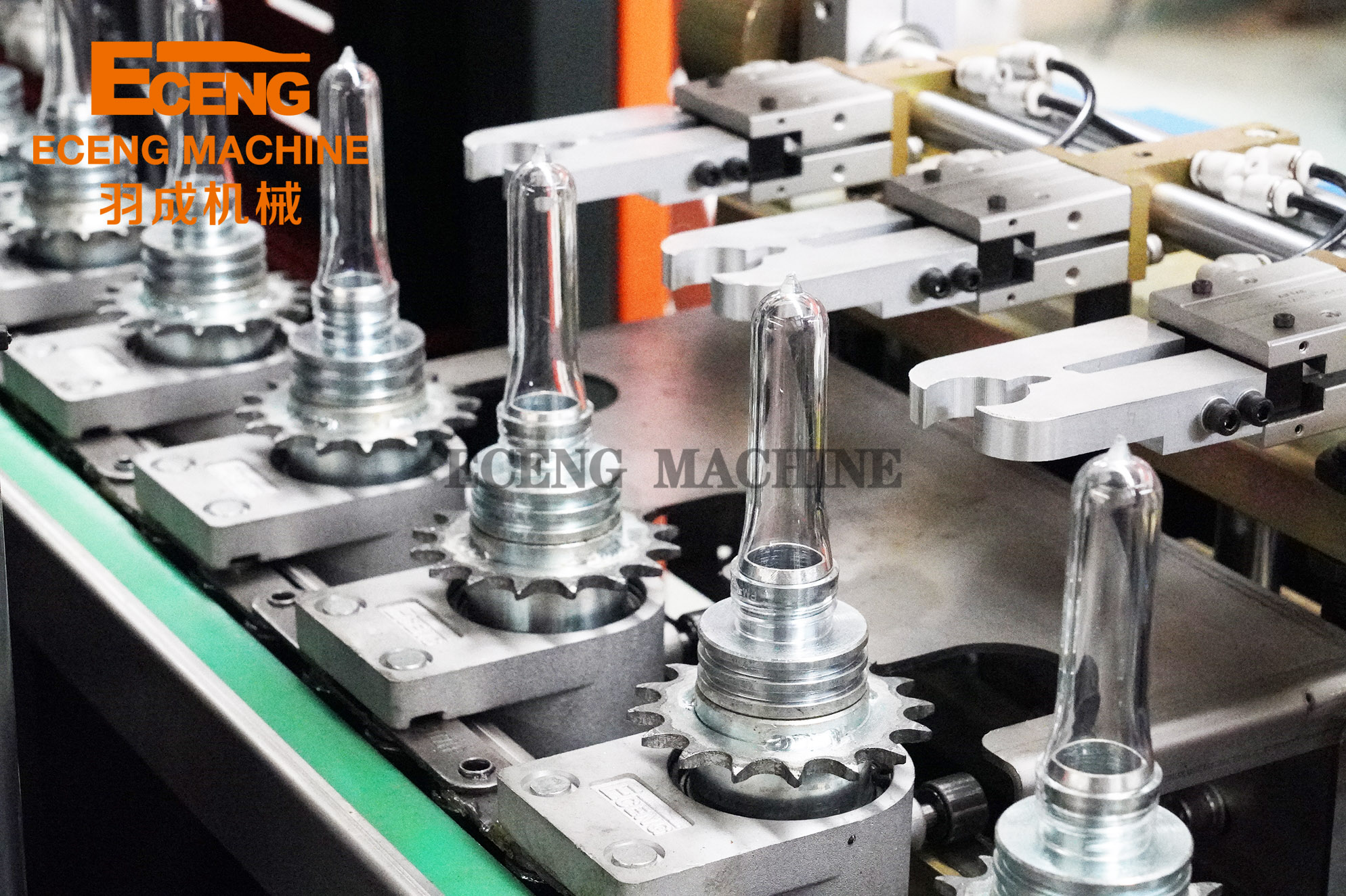 Eceng Q4500 Dia 105mm PET Bottle Making Machine 3 Cavity