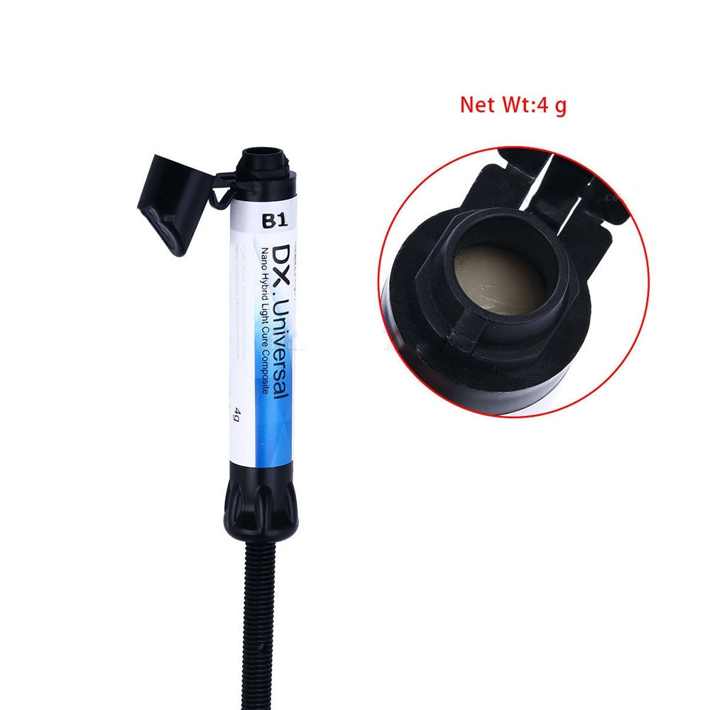 5Pcs Dental Light Curing Composite Resin Refill Syringe Dentex A1 A2 A3 A3.5 B1 B2