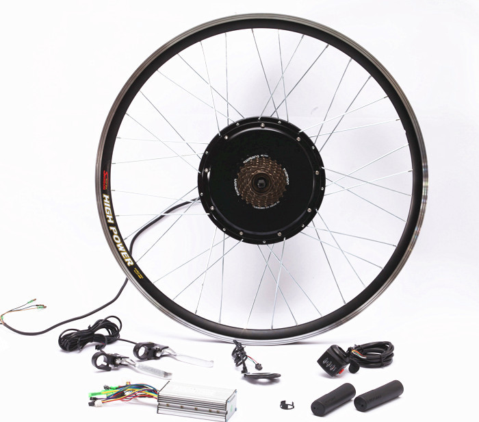 Optional Electric Bicycle Front Hub Conversion Kit 55-65km / Hour Full Speed