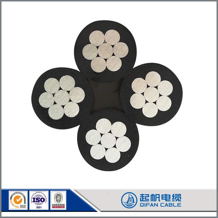 0.6/1kv Aluminium XLPE Insulated Twisted Aerial Bundle Cable Service ABC Drop Cable