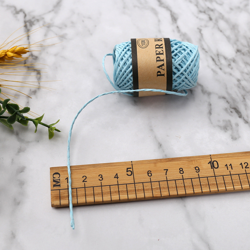Colored 2mm Paper Rope 10m Eco Friendly DIY Craft Paper Rope