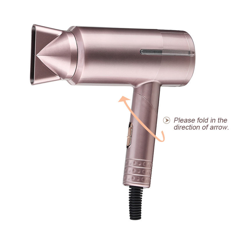 Compact Ionic Electric Hair Dryer Handheld Type With Foldable Handle