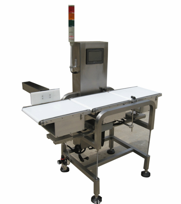 Check Weigher Machine INCW-FS20 20kg 10g High Precision In Line Checkweigher with alarm 10-40M/Min for egg shaped item