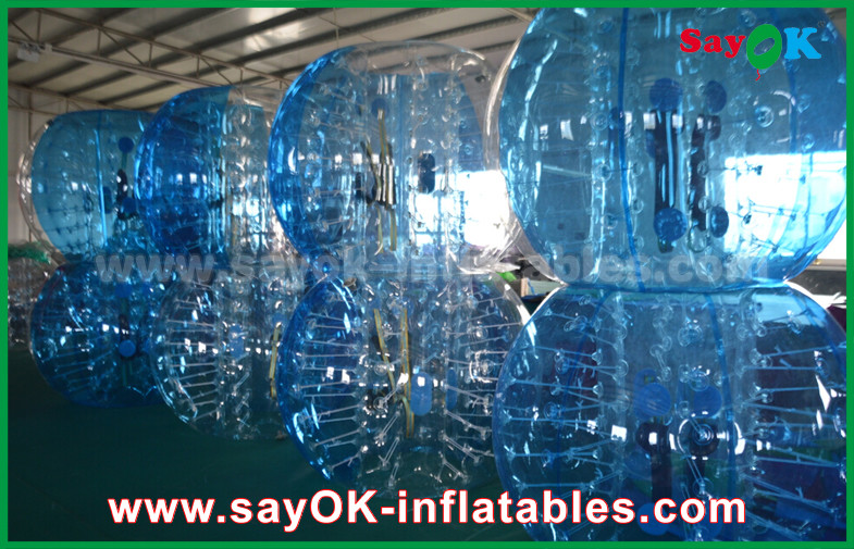 Inflatable Games For Adults Transparent 0.8mm / 1.0mm PVC / TPU Bubble Bumper Ball Soccer 1.5ｍ DIA