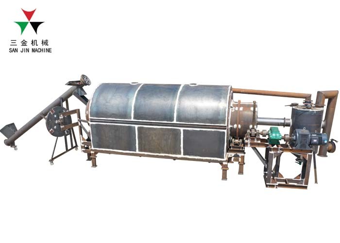 9m3 Rotary Type Charcoal Carbonization Machine 800kg/H