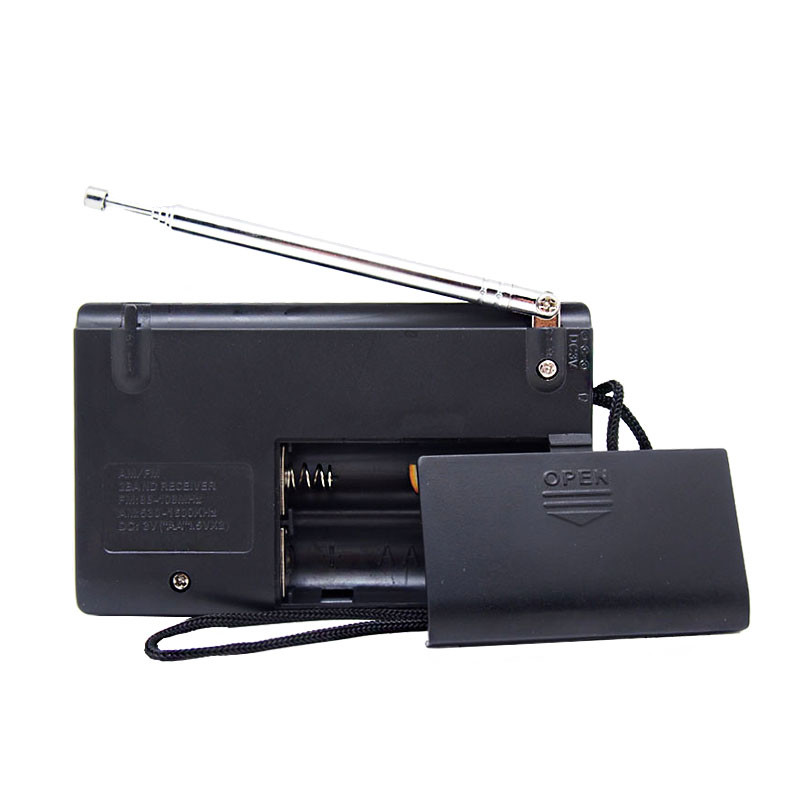 Portable AM FM radio with speaker universal receiver material abs plastic