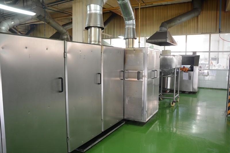 High Capacity Waffle Basbet Production Line With Cast Iron Baking Plates CBI-47-2A