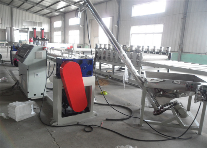 Waste Automatic Plastic Granules Machine PP PE Block Material Production Line