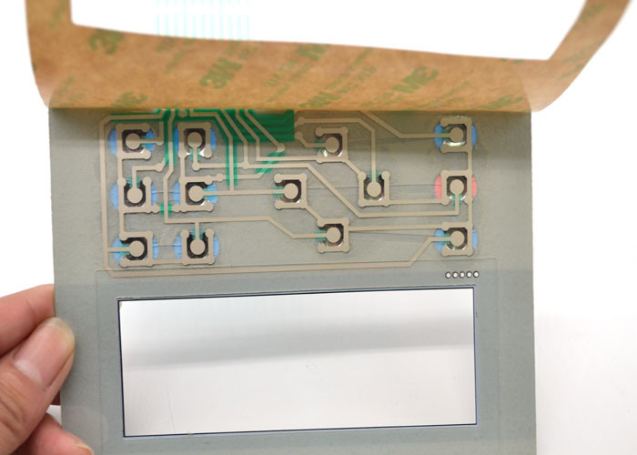 Dust Proof Metal Dome Membrane Switch With Embossed Tactile On The Top Layer