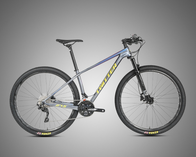30 Speed Big Tires 27.5 Inch Off Road Mountain Bike Carbon Fiber Frame No Fold