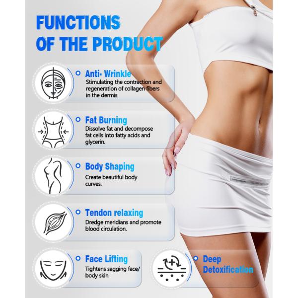 GOMECY VelaBody Massage Anti Cellulite Machine Cavitation Radio Frequency Fat Reduction Machine Vacuum Weight Loss Machine